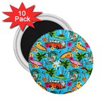 Summer Pattern Seamless 2.25  Magnets (10 pack) 