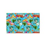 Summer Pattern Seamless Sticker (Rectangular)