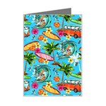 Summer Pattern Seamless Mini Greeting Card