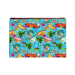 Summer Pattern Seamless Cosmetic Bag (Large) from ArtsNow.com Back