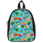 Summer Pattern Seamless School Bag (Small)