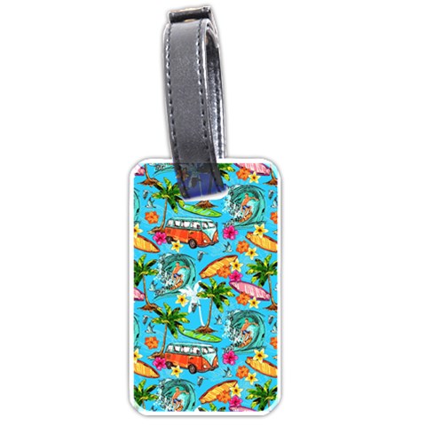 Summer Pattern Seamless Luggage Tag (one side) from ArtsNow.com Front