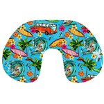 Summer Pattern Seamless Travel Neck Pillow