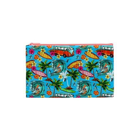 Summer Pattern Seamless Cosmetic Bag (XS) from ArtsNow.com Front