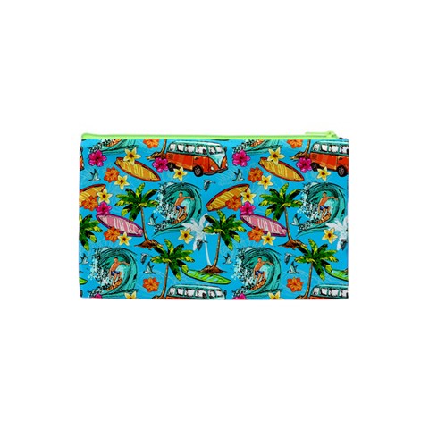 Summer Pattern Seamless Cosmetic Bag (XS) from ArtsNow.com Back