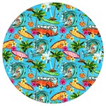 Summer Pattern Seamless Round Trivet