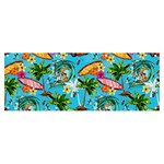 Summer Pattern Seamless Banner and Sign 8  x 3 