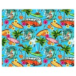 Summer Pattern Seamless Premium Plush Fleece Blanket (Medium)