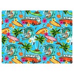 Summer Pattern Seamless Two Sides Premium Plush Fleece Blanket (Baby Size)