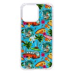 Summer Pattern Seamless iPhone 14 Pro Max TPU UV Print Case