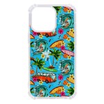 Summer Pattern Seamless iPhone 13 Pro TPU UV Print Case