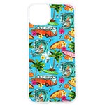 Summer Pattern Seamless iPhone 15 Pro TPU UV Print Case