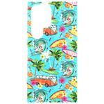 Summer Pattern Seamless Samsung Galaxy S24 Ultra 6.9 Inch Black TPU UV Case