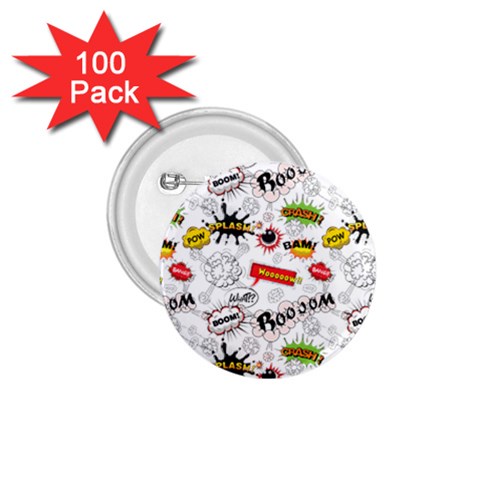 Pattern Seamless Texture Cartoon 1.75  Buttons (100 pack)  from ArtsNow.com Front