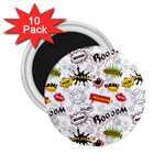 Pattern Seamless Texture Cartoon 2.25  Magnets (10 pack) 