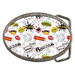 Pattern Seamless Texture Cartoon Belt Buckles