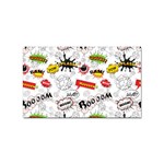 Pattern Seamless Texture Cartoon Sticker Rectangular (10 pack)