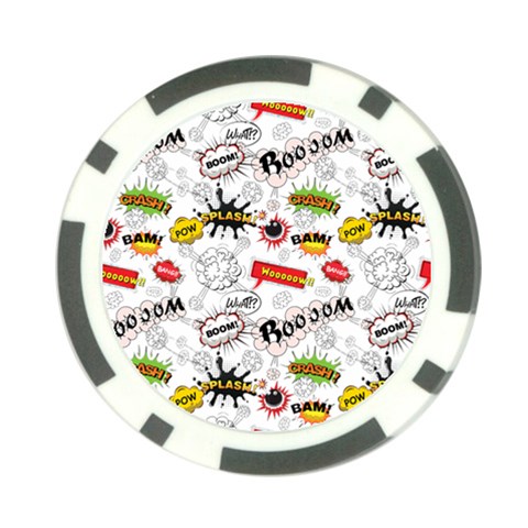 Pattern Seamless Texture Cartoon Poker Chip Card Guard from ArtsNow.com Front