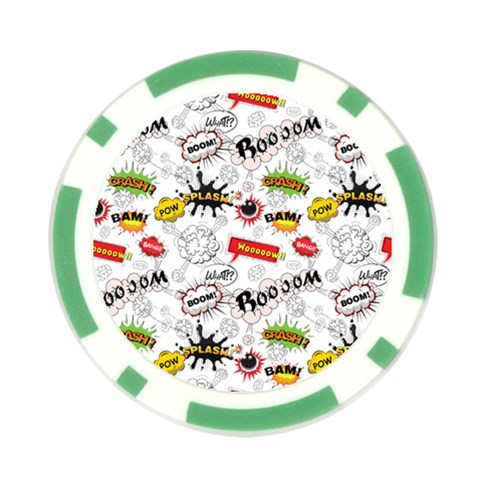 Pattern Seamless Texture Cartoon Poker Chip Card Guard from ArtsNow.com Front