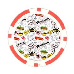 Pattern Seamless Texture Cartoon Poker Chip Card Guard from ArtsNow.com Front