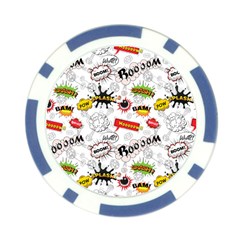 Pattern Seamless Texture Cartoon Poker Chip Card Guard from ArtsNow.com Front