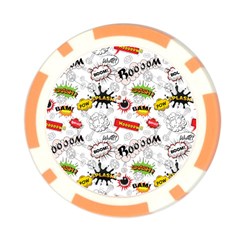 Pattern Seamless Texture Cartoon Poker Chip Card Guard from ArtsNow.com Front