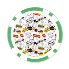 Pattern Seamless Texture Cartoon Poker Chip Card Guard from ArtsNow.com Back