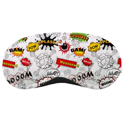 Pattern Seamless Texture Cartoon Sleep Mask from ArtsNow.com Front