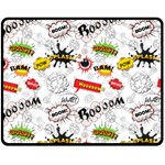 Pattern Seamless Texture Cartoon Fleece Blanket (Medium)