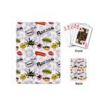 Pattern Seamless Texture Cartoon Playing Cards Single Design (Mini)