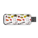 Pattern Seamless Texture Cartoon Portable USB Flash (One Side)