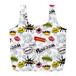 Pattern Seamless Texture Cartoon Full Print Recycle Bag (L)