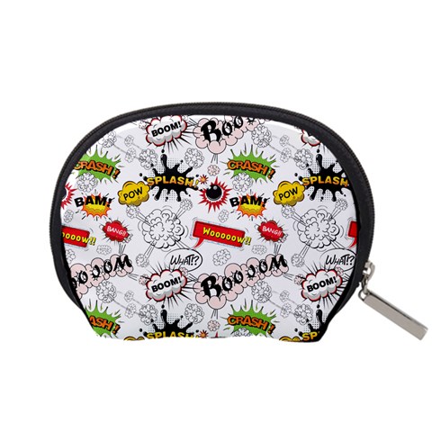 Pattern Seamless Texture Cartoon Accessory Pouch (Small) from ArtsNow.com Back