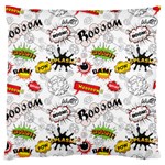 Pattern Seamless Texture Cartoon Standard Premium Plush Fleece Cushion Case (Two Sides)