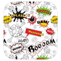 Pattern Seamless Texture Cartoon Toiletries Pouch from ArtsNow.com Side Left