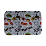 Pattern Seamless Texture Cartoon Open Lid Metal Box (Silver)  