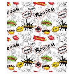 Pattern Seamless Texture Cartoon Drawstring Pouch (XS) from ArtsNow.com Back