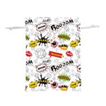 Pattern Seamless Texture Cartoon Lightweight Drawstring Pouch (L)