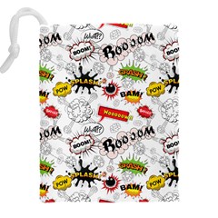 Pattern Seamless Texture Cartoon Drawstring Pouch (5XL) from ArtsNow.com Back