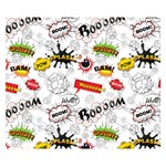 Pattern Seamless Texture Cartoon Premium Plush Fleece Blanket (Small)