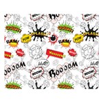 Pattern Seamless Texture Cartoon Premium Plush Fleece Blanket (Large)