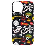 Pattern Seamless Texture Cartoon iPhone 14 Black UV Print Case