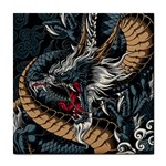 Dragon Snake Legend Japanese Mythology Tile Coaster