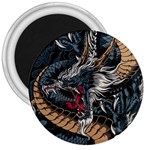 Dragon Snake Legend Japanese Mythology 3  Magnets