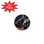 Dragon Snake Legend Japanese Mythology 1  Mini Magnet (10 pack) 