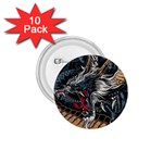 Dragon Snake Legend Japanese Mythology 1.75  Buttons (10 pack)