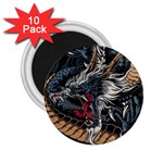 Dragon Snake Legend Japanese Mythology 2.25  Magnets (10 pack) 