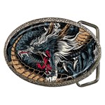 Dragon Snake Legend Japanese Mythology Belt Buckles