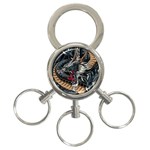 Dragon Snake Legend Japanese Mythology 3-Ring Key Chain