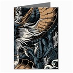 Dragon Snake Legend Japanese Mythology Greeting Card